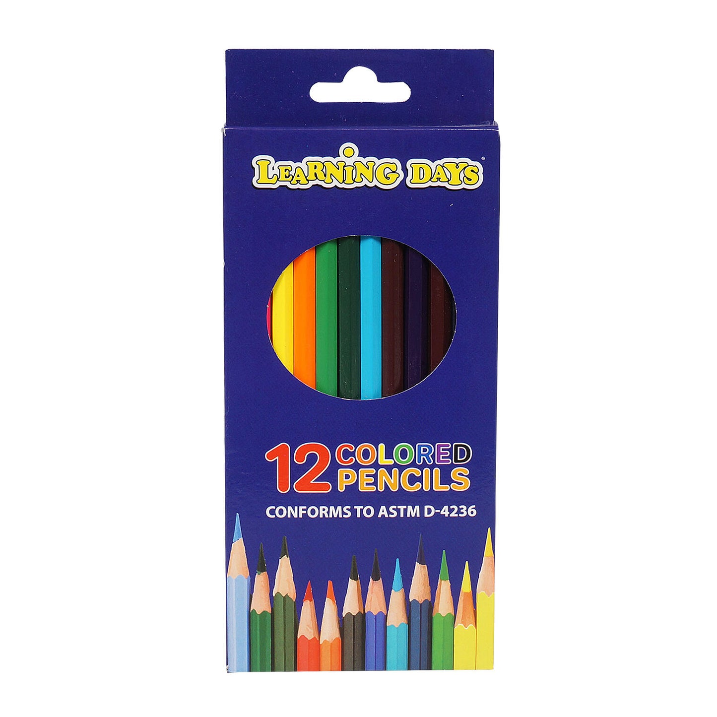Learning Days Colored Pencils - 12 Pack - Assorted Colors