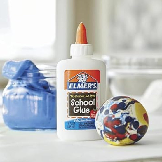 Elmer's Liquid School Glue, Washable, 4oz., 1 Count
