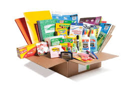 Grade 6-8 school supply box