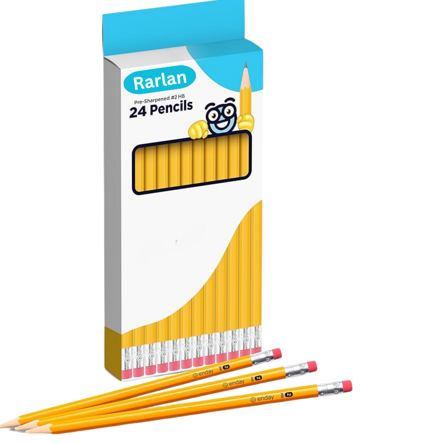 Rarlan pre-sharpened #2 Pencils 24ct