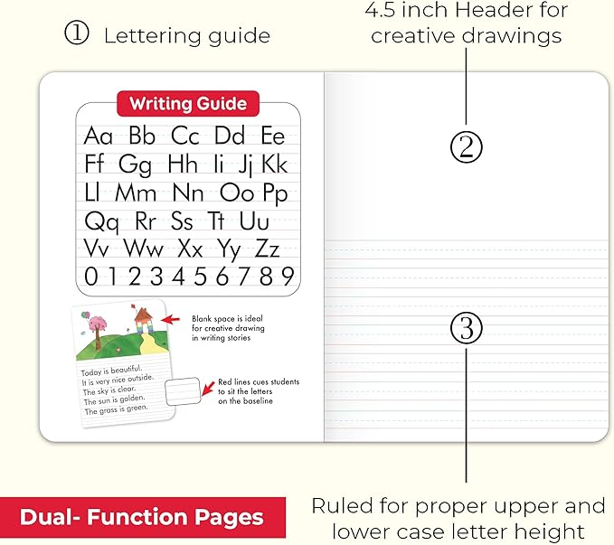 Bazics Primary K-2 Journal Marble  Book
