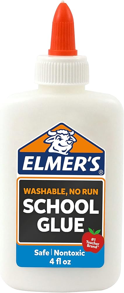 Elmer's Liquid School Glue, Washable, 4oz., 1 Count