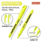 Shuttle Art 2 Pack Highlighters, Yellow Highlighter Pen Versatile