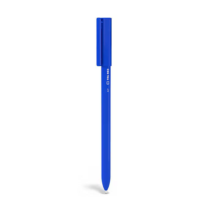 True Red Ballpoint Pen - 1.0mm - 12 Pack - Medium Point - Blue - Comfort Grip