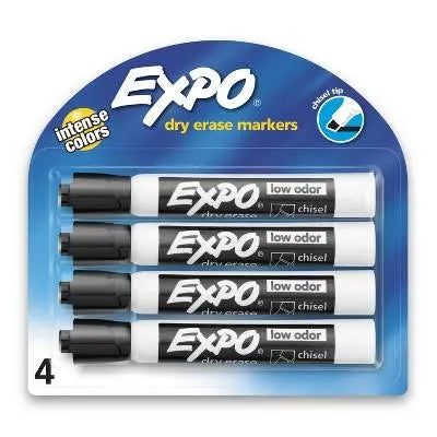 Dry Erase Markers, Chisel tip 4
